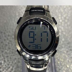 Armitron Black and Silver Digital Timepiece